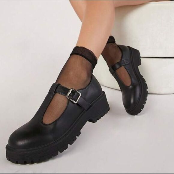 BRAND NEW MADDEN GIRL G-TULSA PLASFORM MARY JANE T-STRAP FLAT SHOE G1 - Picture 1 of 15